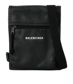 Explorer Crossbody, Leather, Black, 655982, 2*